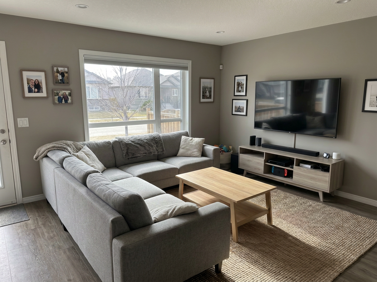 Restyled Family living room render