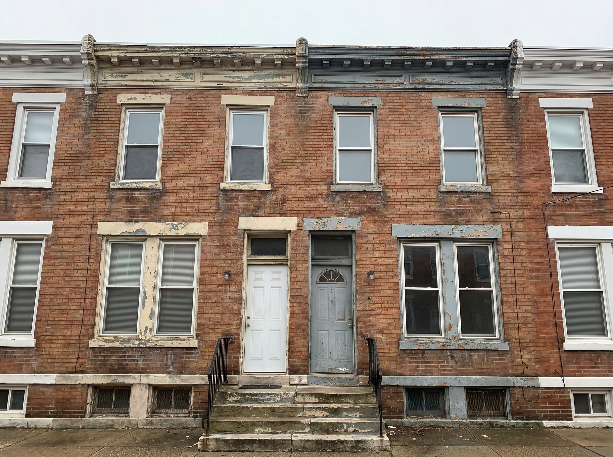 Original Row-house facade
